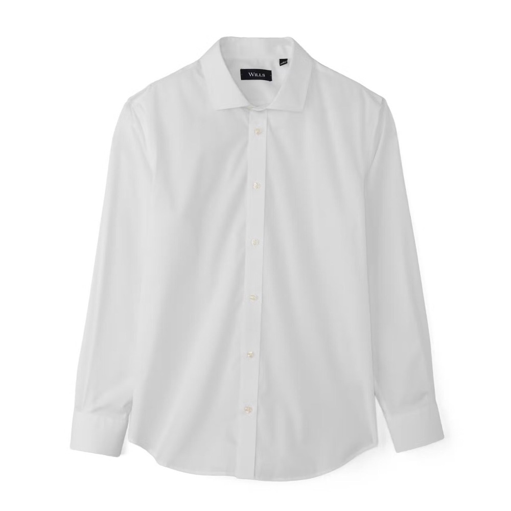 Wills Daily Driver Dress Shirt White Large New With Tags